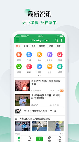 中国信鸽信息网app最新版1