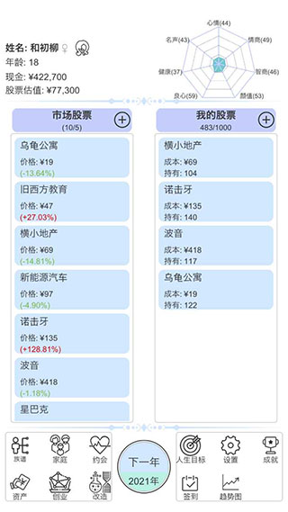 模拟炒股人生2